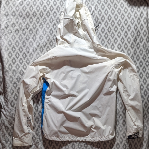 Sperry Top Sider White Rain Jacket Size Medium - Picture 12 of 15
